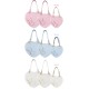 Sheep Puff Cookie Heart Matte Edition Bags(Reservation/5 Colours/3 Sizes/Full Payment Without Shipping)